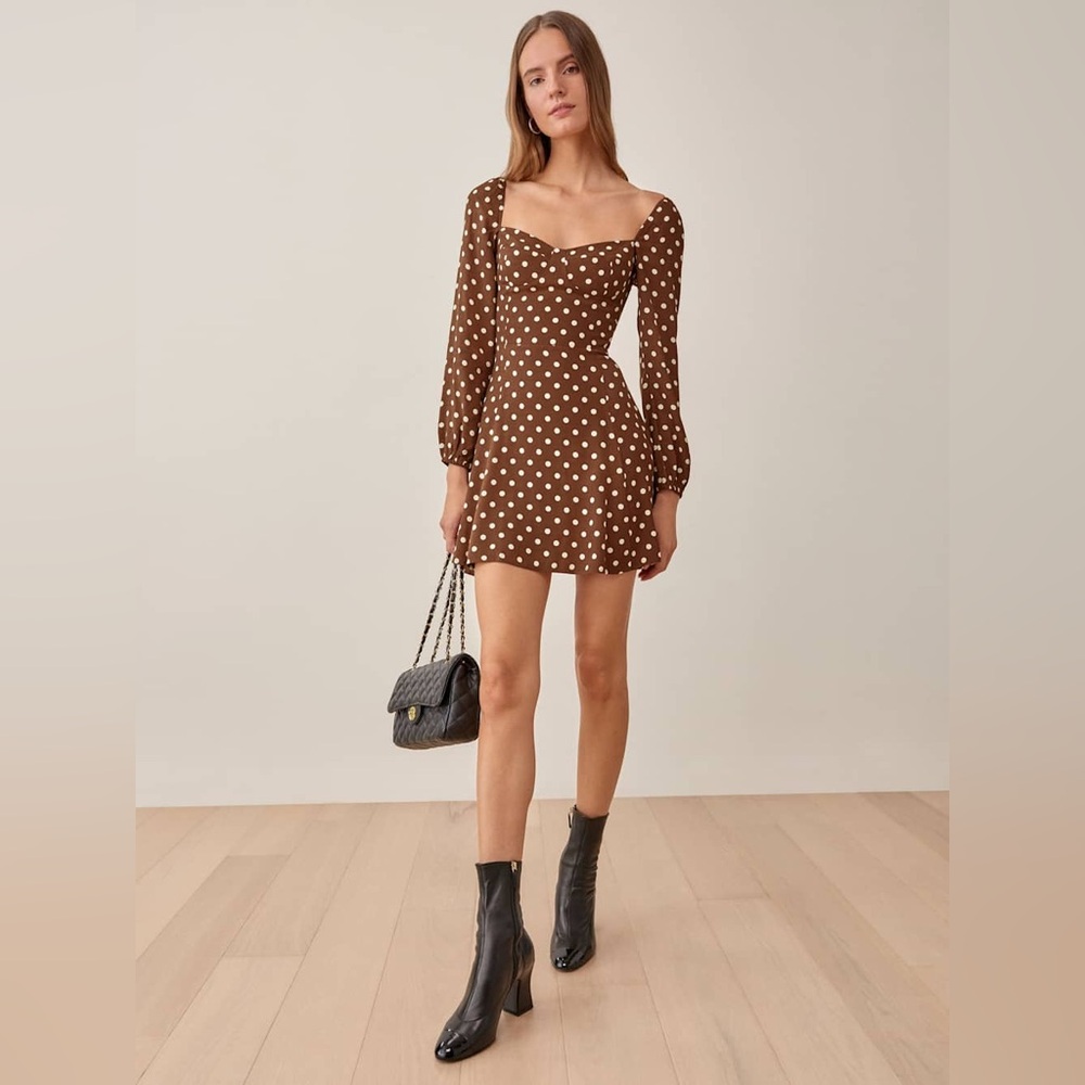 Reformation Mochi Dress Au Lait - Size 10